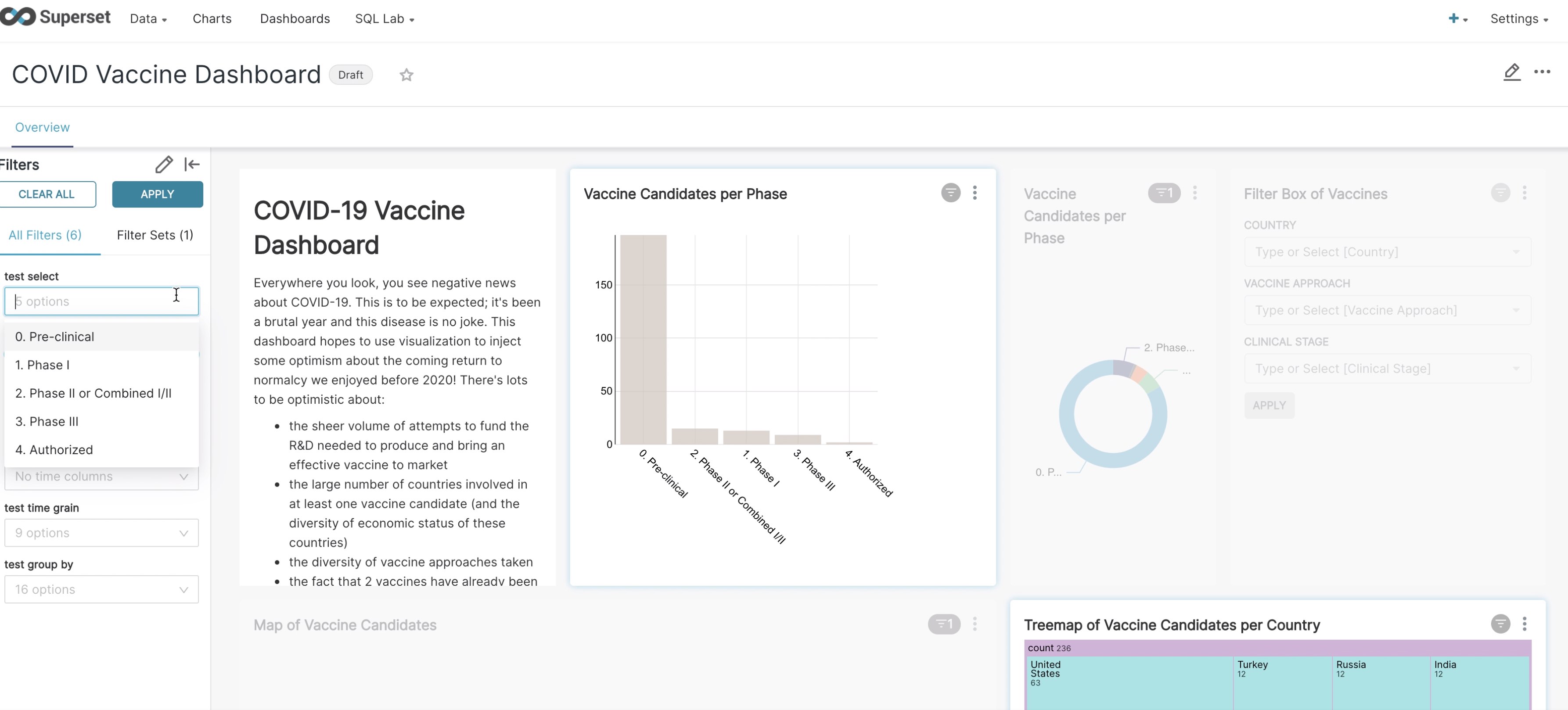 dashboard native filter scoping